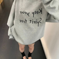 Letter Graphic Sweatshirt YLS1042