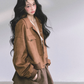 Wool Blazer Jacket/Mini Skirt/Frill Lace Blouse LAS0042