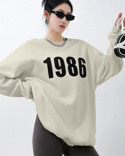 Number Logo Sweat Tops ICM0005