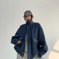 Leather Collar Volume Jacket YLS0815