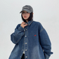Washed Loose Denim Shirt YLS0743