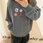 Waffle Badge Fleece-Lined Hoodie CYE0104
