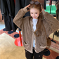 V-Neck Striped Cardigan DEM0017