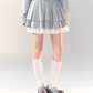 Polo Sweat Top / Sweat Frill Skirt ASG0019