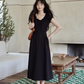 Puff Sleeve Long Dress SMS0023