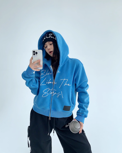 American Cropped Hood Jacket YLS0442