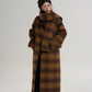 Plaid Long Wool Coat SRS0390