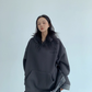 Layered-Style Sweatshirt Hoodie YLS0954