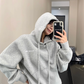 Vintage Short Hood Sweatshirt YLS0915