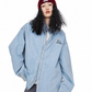Retro Loose Silhouette Denim Shirt ICM0083