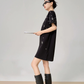 Rhinestone T-shirt Dress FER0124