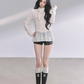 Mock neck Long Sleeve Hollow Top LAS0040