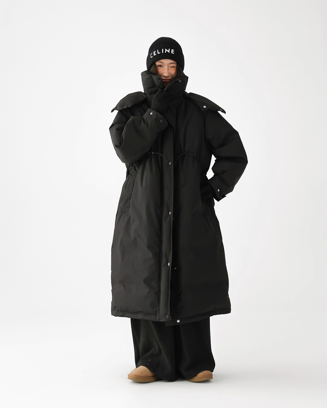 Stand Collar Long Down Coat ACS0335