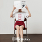 Ribbon Print T-Shirt / A-Line Mini Skirt LLA0486