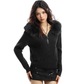 Faux Fur Zip Knit Top BGS0042