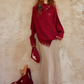 Cable Knit Poncho ASG0055