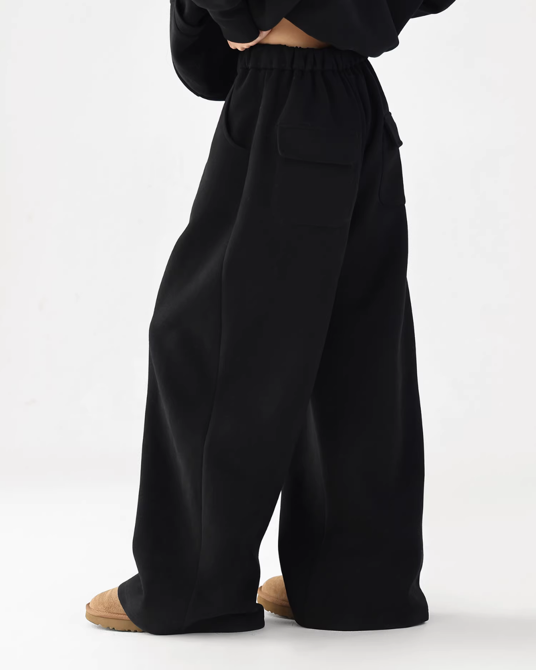 Fur Collar Fleece Hoodie/Casual Pants ACS0349