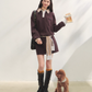 Paid Collar Polo Knit / Mini Skirt ASG0072