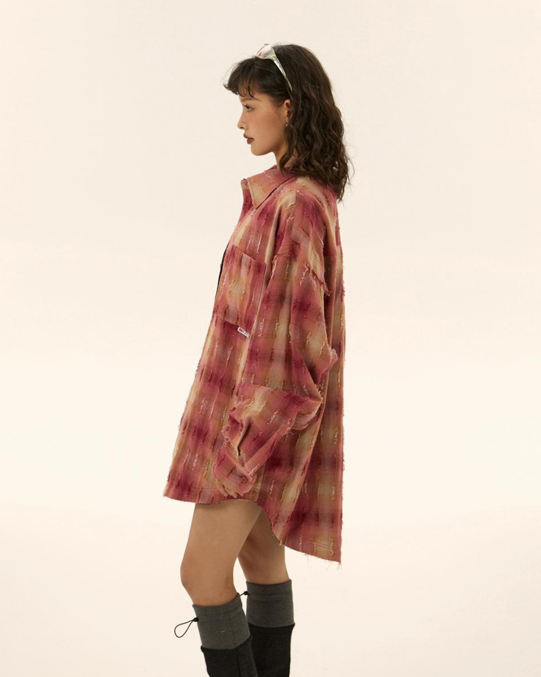 Reversible Vintage Plaid Shirt EZK0013