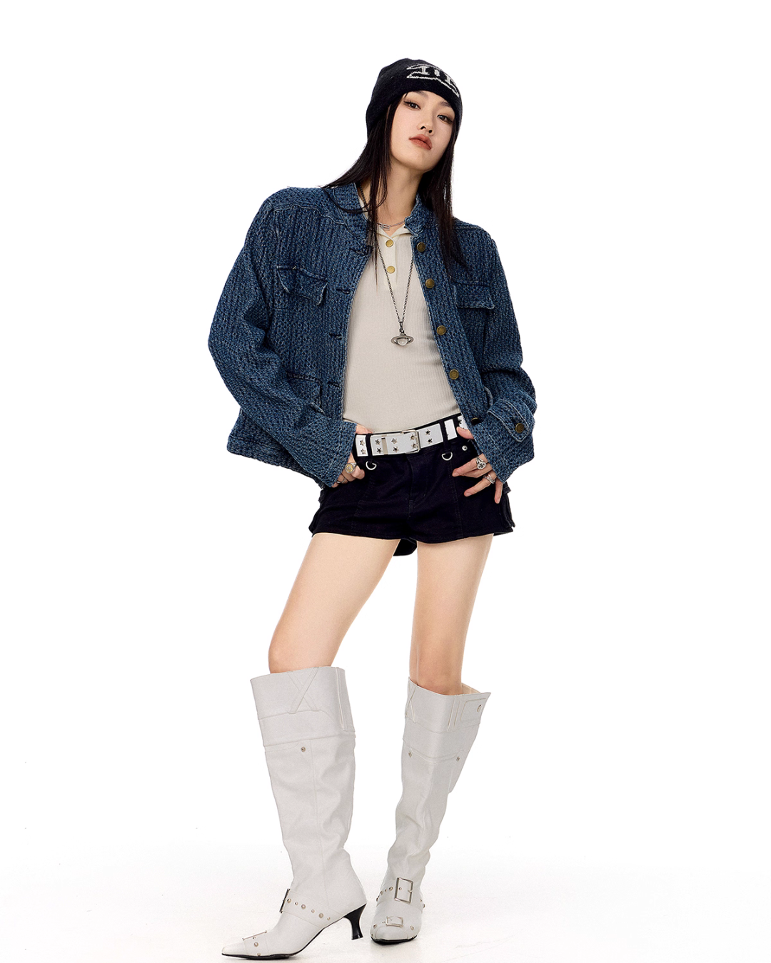 Fragrant Wind Denim Jacket ICM0094