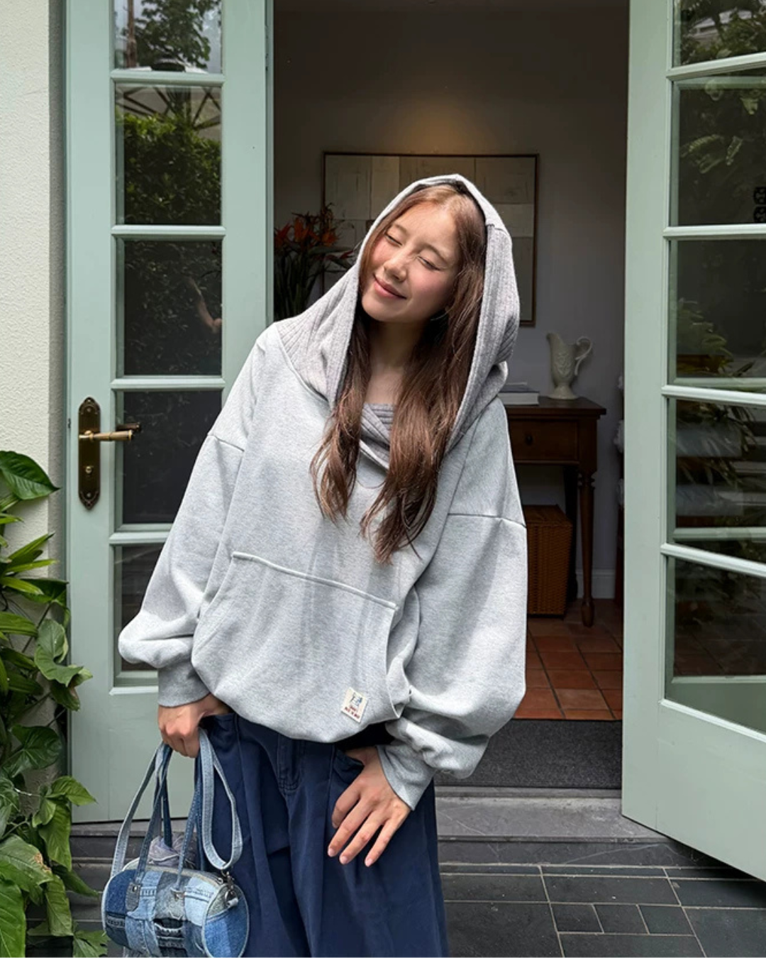 Off-Shoulder Sweatshirt Hoodie CYE0105