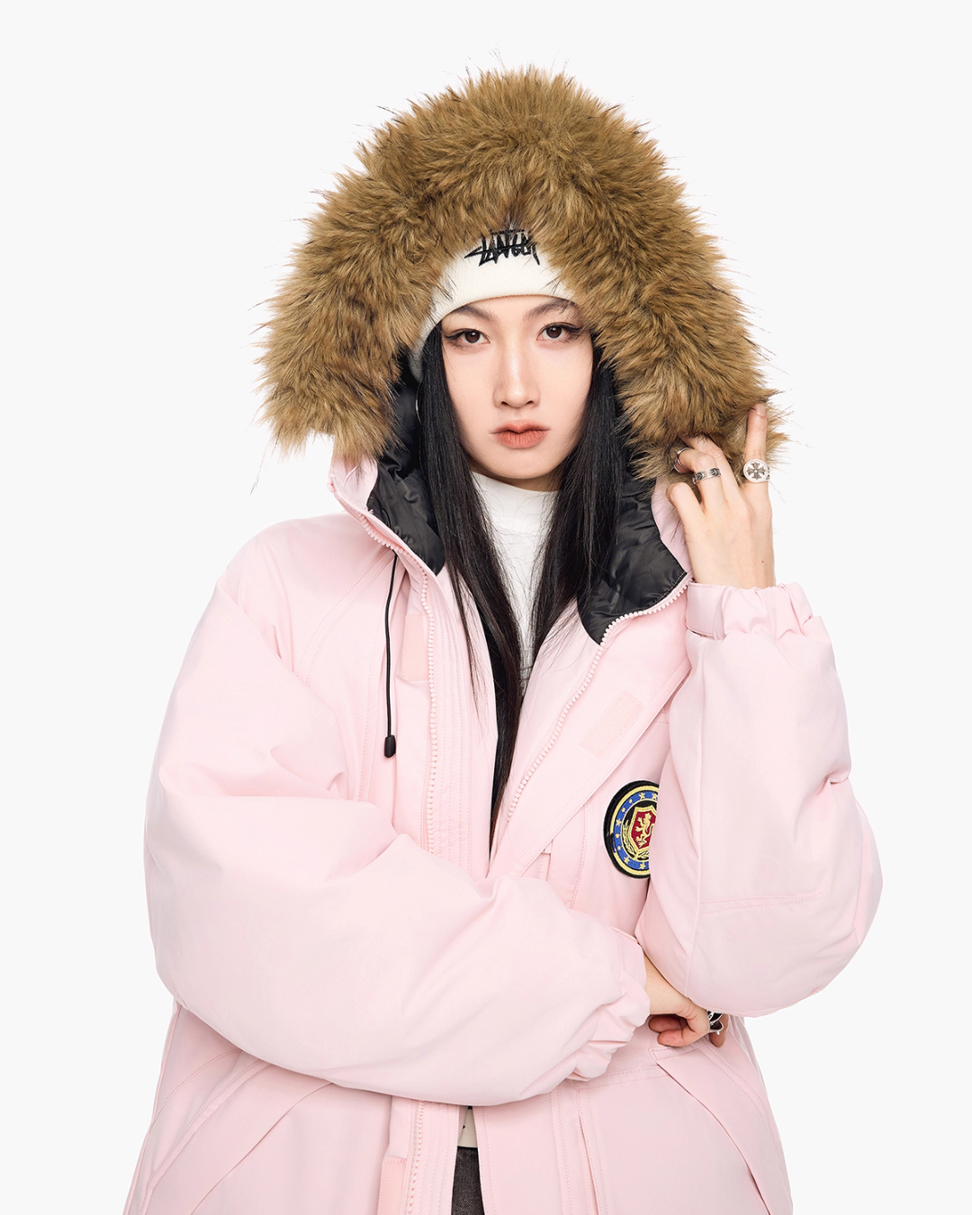 Fur Hood Down Jacket ICM0109