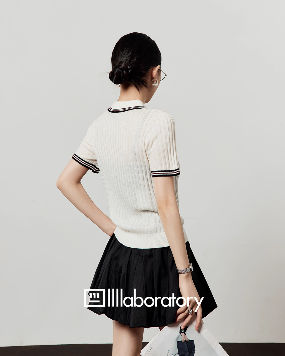 Polo Collar Knit Top LLA0489