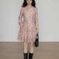 V-Neck Floral Dress VAS0193
