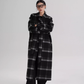 Tie Collar Long Coat SRS0384