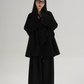 Collarless Wool Coat SRS0367