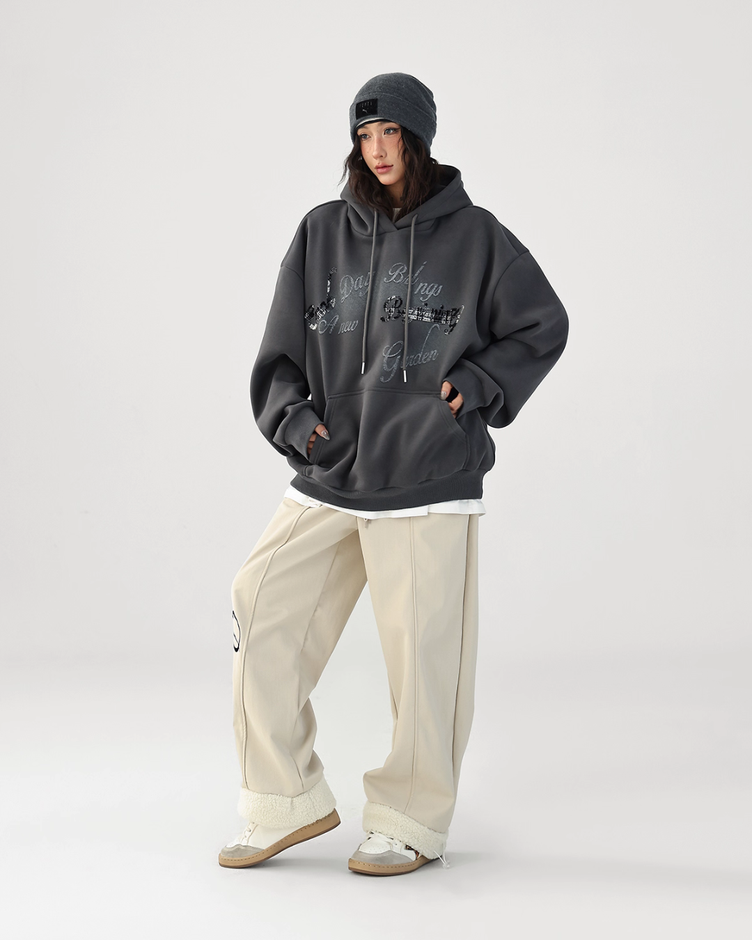 Vintage Logo Sweatshirt Hoodie ACS0345