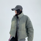 Stand Collar Denim Down Coat YLS0681