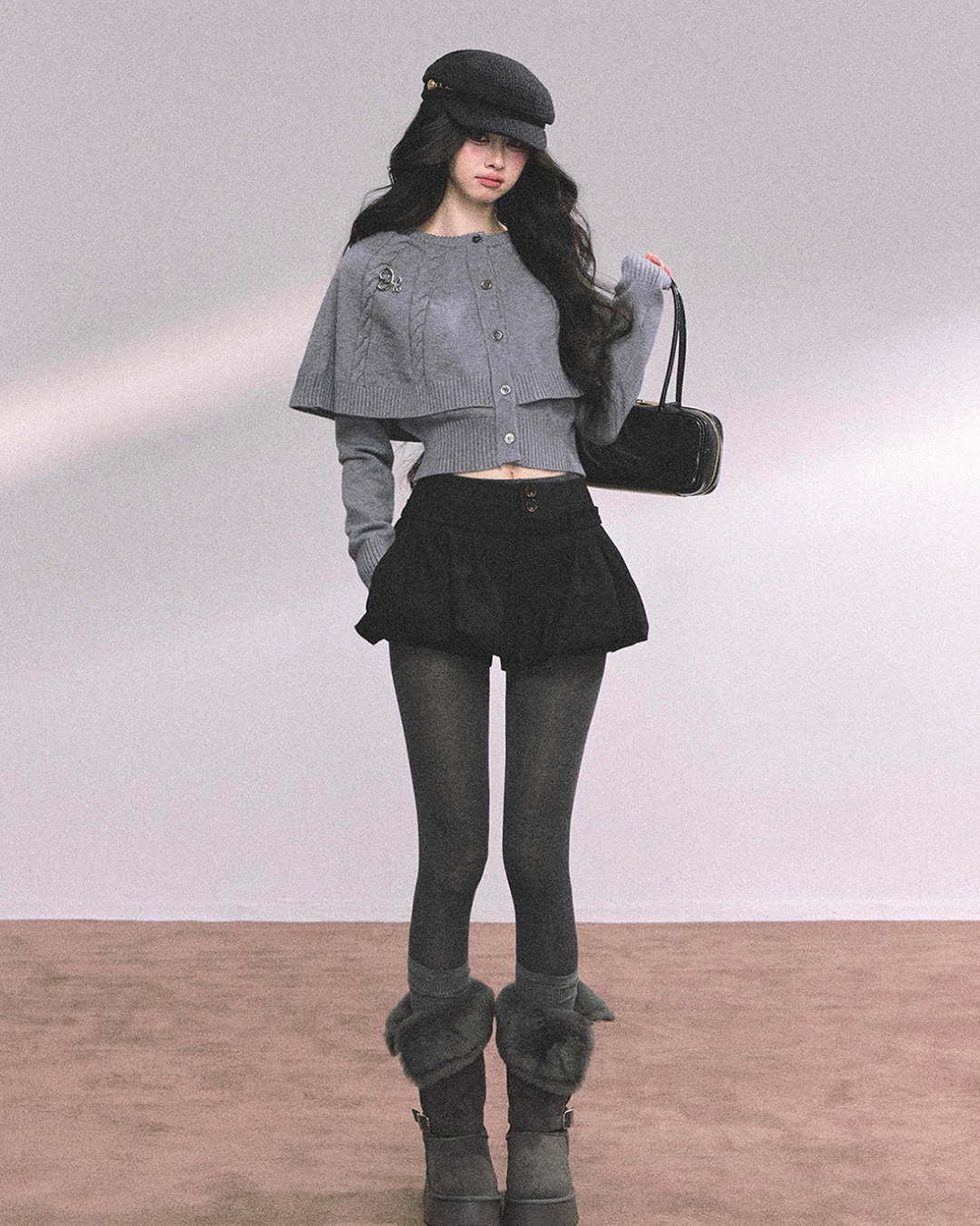Cape Long Sleeve Knit LAS0047