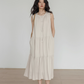 Tiered Gathered Long Dress VAS0119