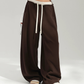 Layered Design Wide Sweatpants ACS0391