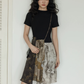 Patchwork-Style Docking Mini Dress VAS0198