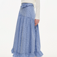 Retro Check Patchwork Jacket / A-Line Skirt MDB0011