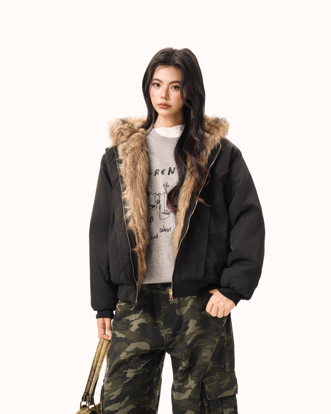 Reversible Fur Jacket BWA0005