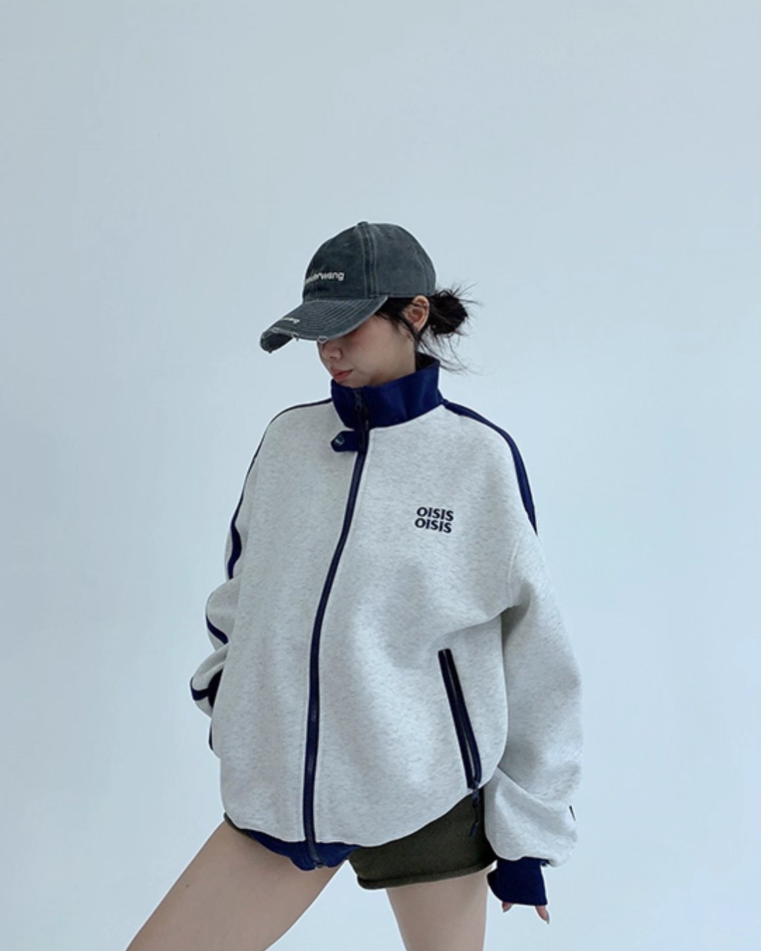 Stand Neck Track Jacket YLS0888