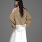 Off-Shoulder Floral Embroidered Top USY0001
