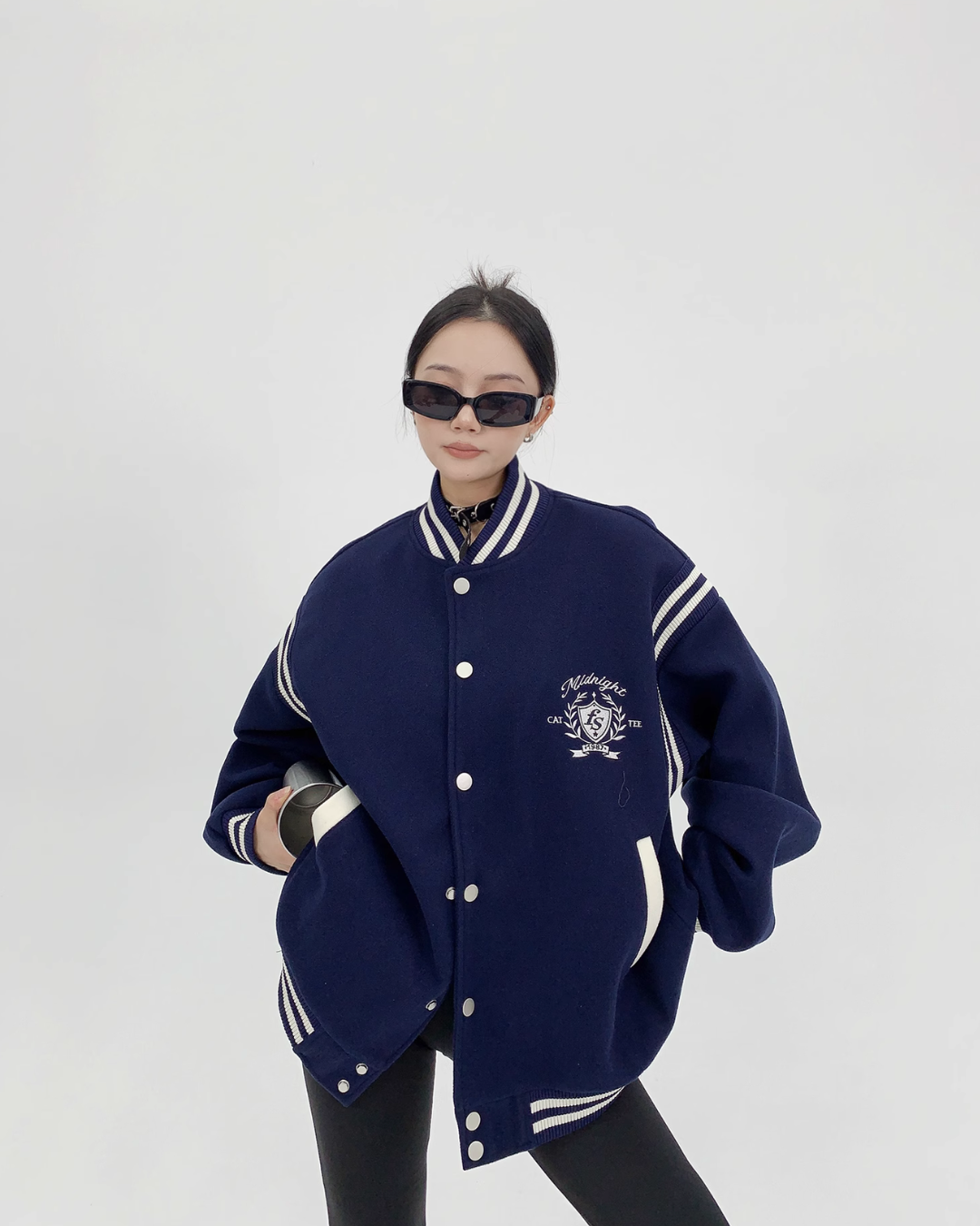 Bicolor Logo Stadium Jumper YLS0494