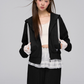 Double Zip Hood Jacket / Frill Docking Sweatpants ASG0017