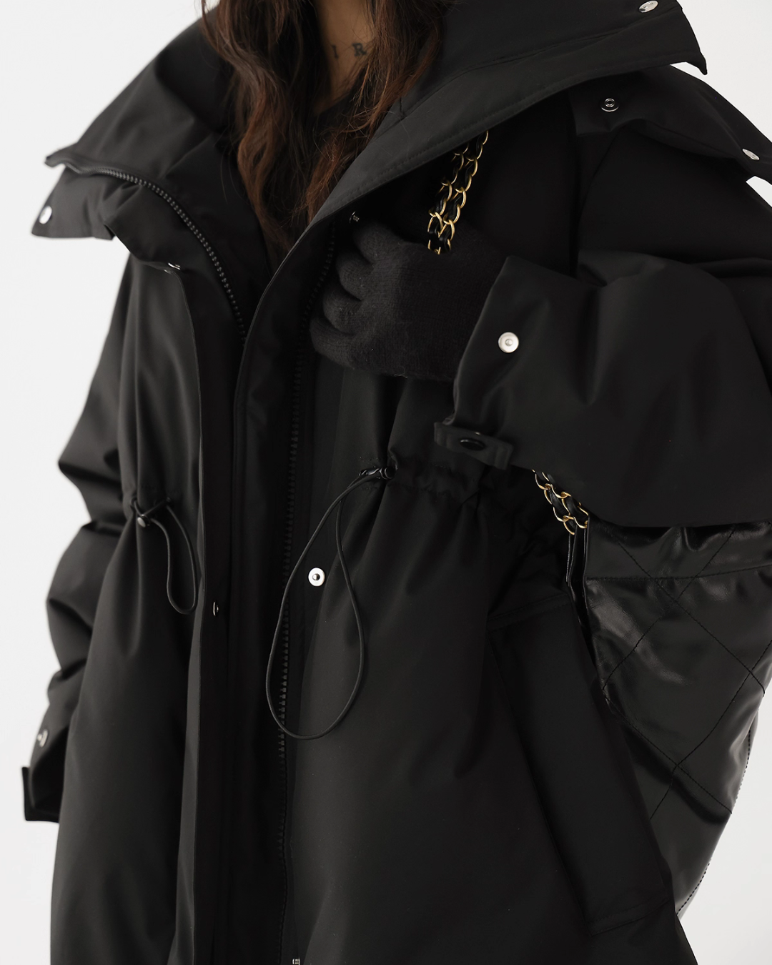 Stand Collar Long Down Coat ACS0335