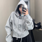Vintage Short Hood Sweatshirt YLS0915
