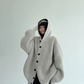 Oversized Hooded Knit Cardigan YLS1059