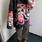 Graffiti Jacquard Knit Tops YLS0665