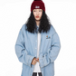 Retro Loose Silhouette Denim Shirt ICM0083