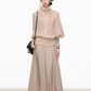 High-Neck Knit Top / Mini Skirt / Tight Long Dress / High-Neck Long Sleeve T-Shirt WEO0070