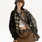 Vintage Plaid Big Shirt EZK0018