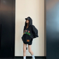 Key Neck Rainbow Logo Sweat Hoodie YLS1058